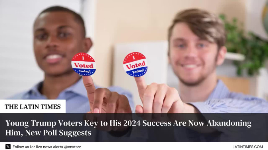 Young Trump Voters Key to His 2024 Success Are Now Abandoning Him, New Poll Suggests
