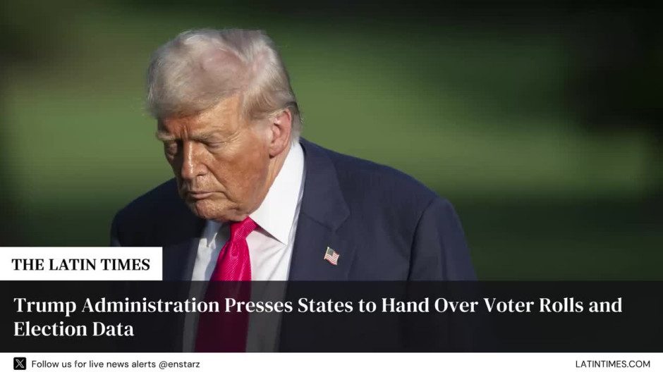 Trump Administration Presses States to Hand Over Voter Rolls and Election Data