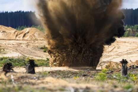 Lithuania bombs own bunkers