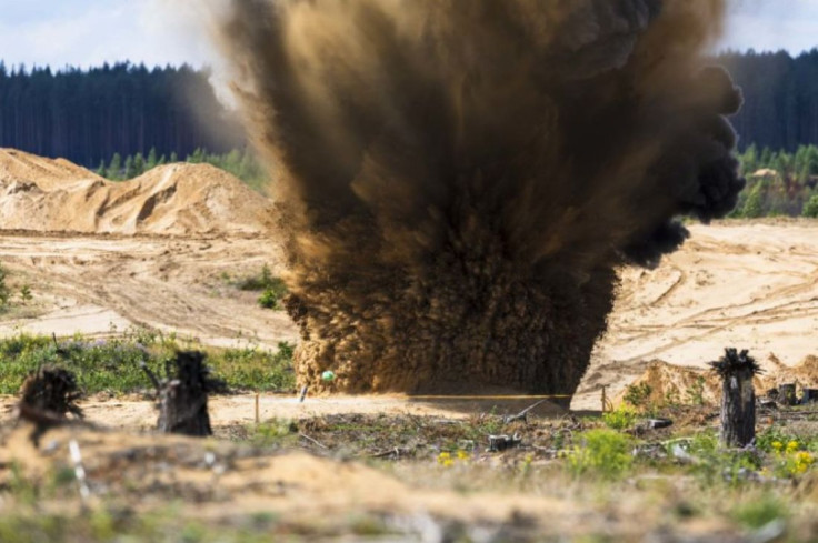 Lithuania bombs own bunkers