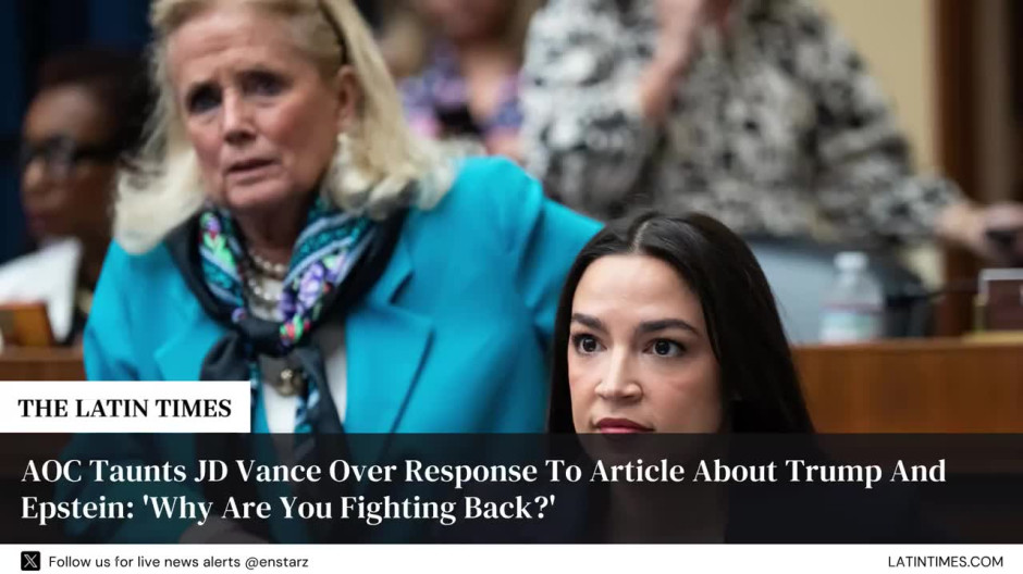 AOC Taunts JD Vance Over Response To Article About Trump And Epstein: 'Why Are You Fighting Back?'