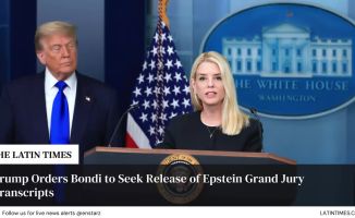 Trump Orders Bondi to Seek Release of Epstein Grand Jury Transcripts
