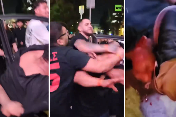 California driver Hollywood crash attack