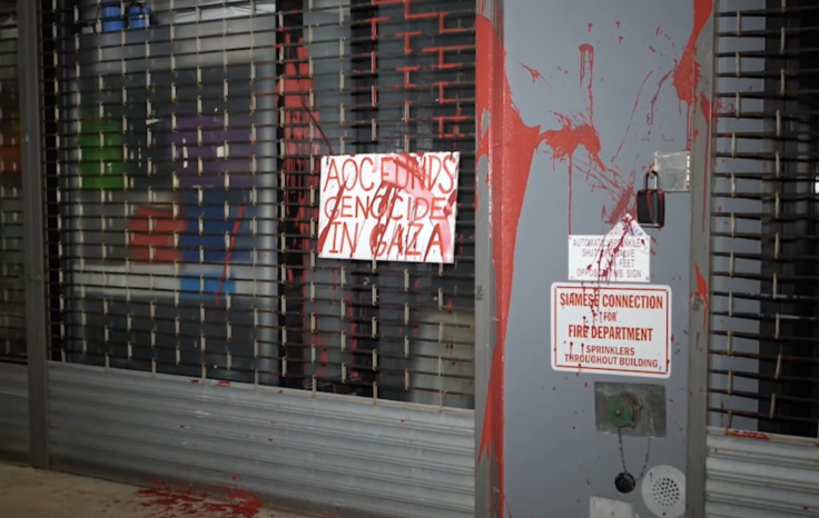 AOC office vandalism