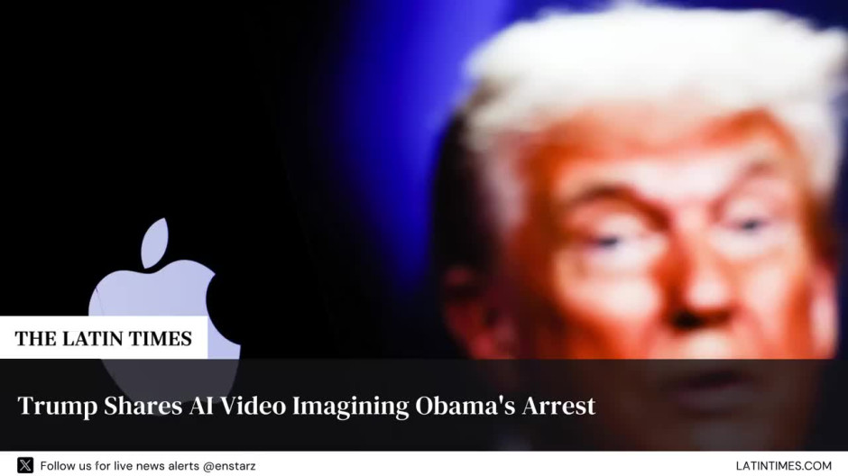 Trump Shares AI Video Imagining Obama's Arrest