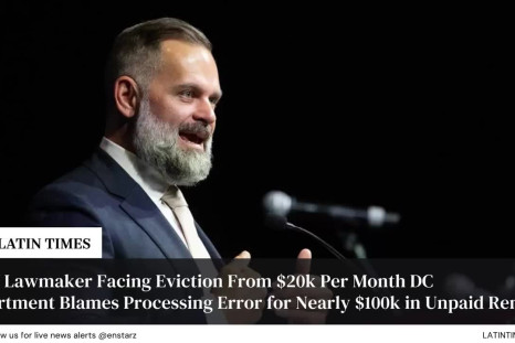 GOP Lawmaker Facing Eviction From $20k Per Month DC Apartment Blames Processing Error for Nearly $100k in Unpaid Rent