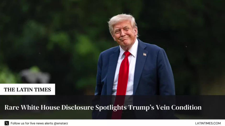 Rare White House Disclosure Spotlights Trump’s Vein Condition