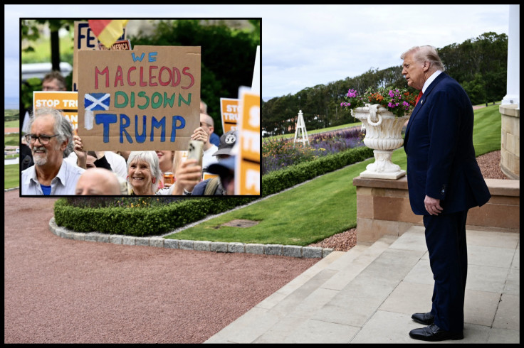 Trump’s Distant Maternal Relatives Protest His Arrival in Edinburgh: 'We