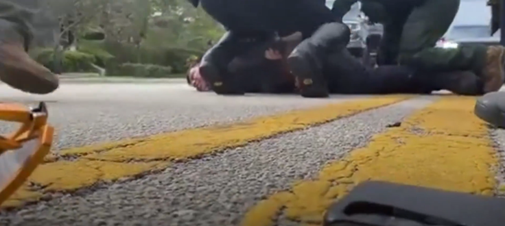 Kenny Laynez recorded his own arrest
