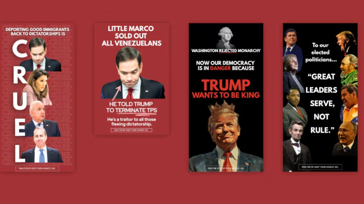 Ads against the Trump Administration's immigration agenda