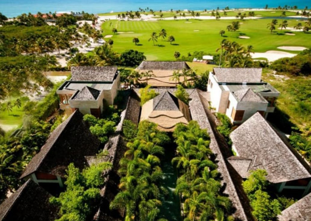 villa la caracola bird eye view