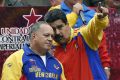 Venezuela's Diosdado Cabello and Nicolas Maduro