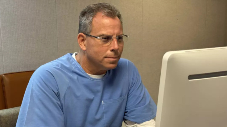 Erik Menendez at his parole board