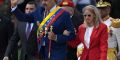 Cilia Flores and Nicolas Maduro