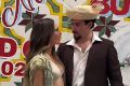 Belinda and Bad Bunny at La Casita