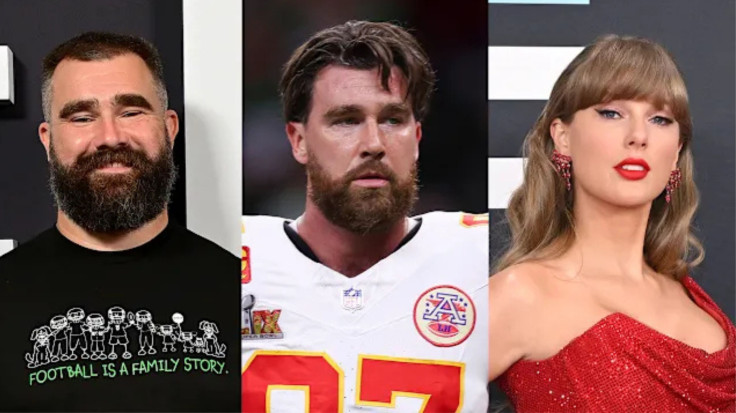 Jason Kelce, Travis Kelce, Taylor Swift engagement reaction