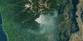The Bear Gulch fire on August 16