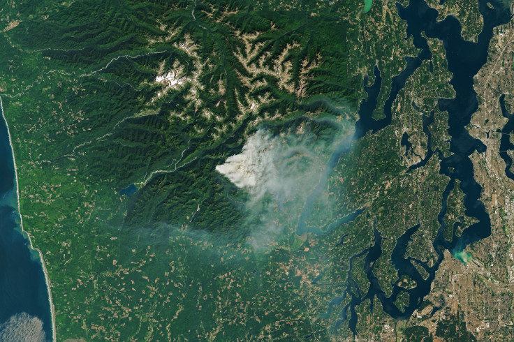 The Bear Gulch fire on August 16