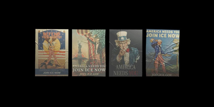 Recruitment images from Homeland Security in 2025