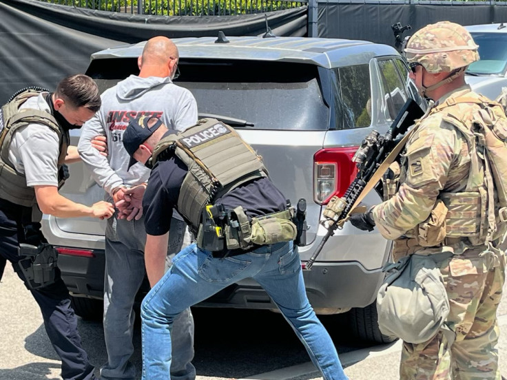 ICE Los Angeles immigration enforcement operation on June 10