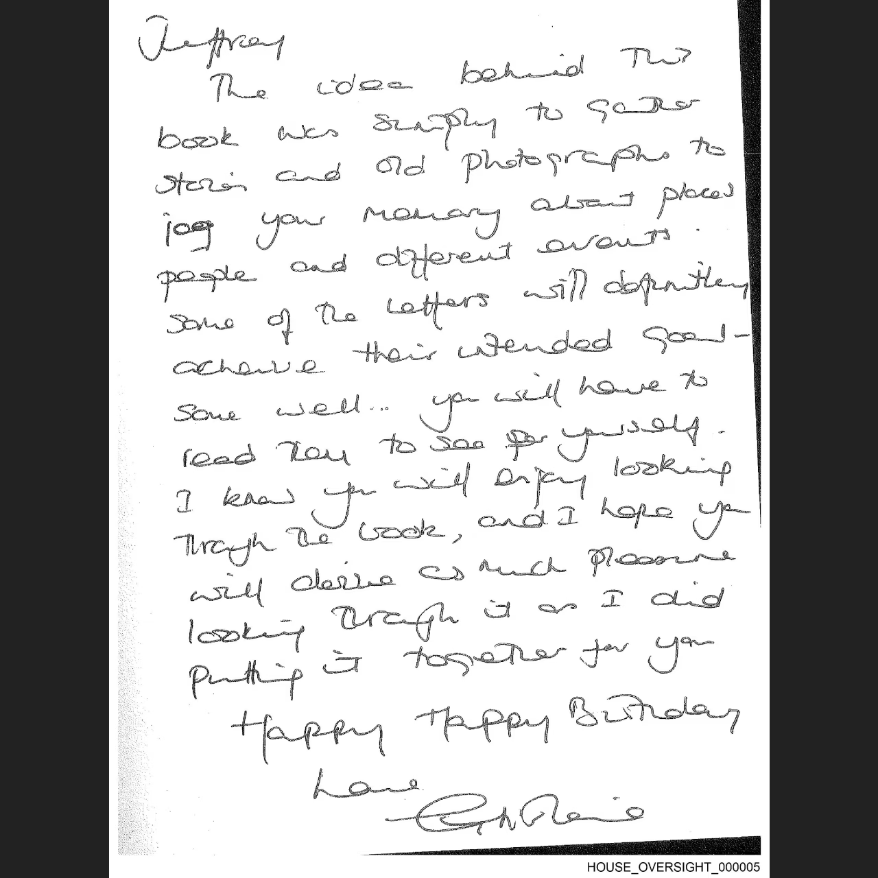 Messages inside Epstain Birthday Book Messages inside Epstain Birthday Book