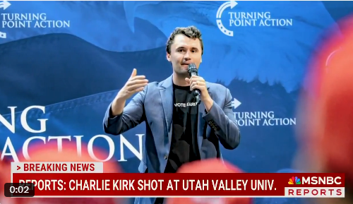 MSNBC under attack comments charlie kirk death