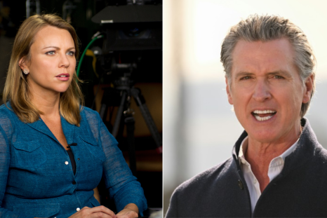 Lara Logan and Gavin Newsom