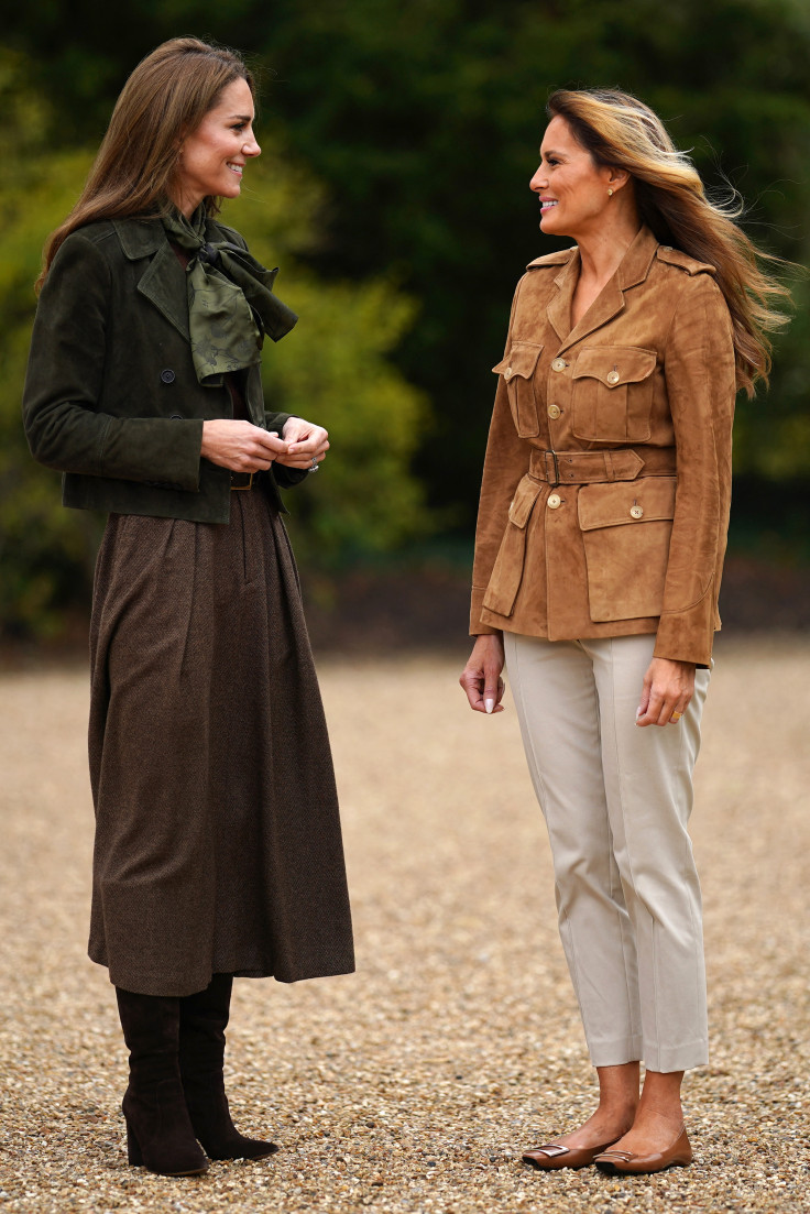 Melania Trump fashion political statements UK visit 2025