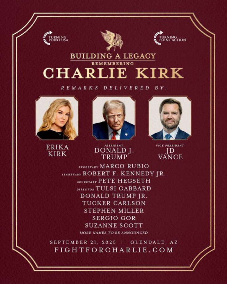 Charlie Kirk Memorial Poster