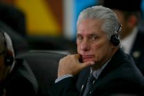 Cuban president Miguel Diaz-Canel