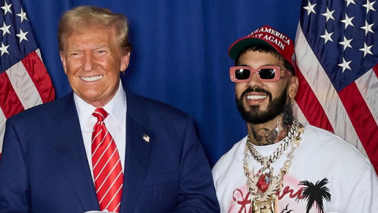 Anuel AA with Donald Trump