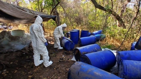 Drug seizure, Sinaloa