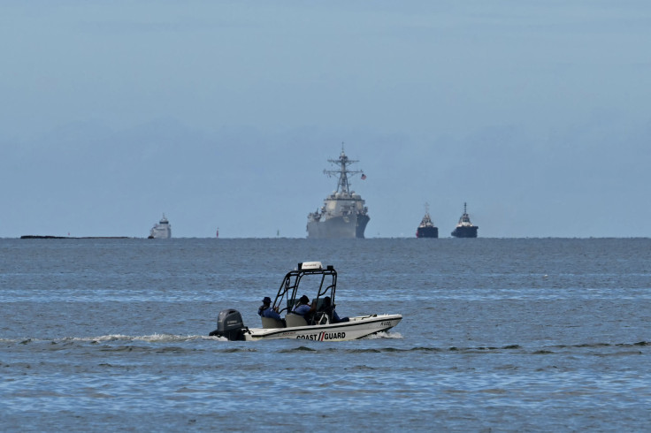 U.S. Ships and Troops Near the Venezuela Coast