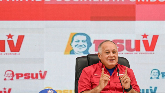 Venezuela's Minister of Interior Relations, Justice, and Peace, Diosdado Cabello