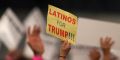 Sign expressing Latino support for Trump (April, 2016)