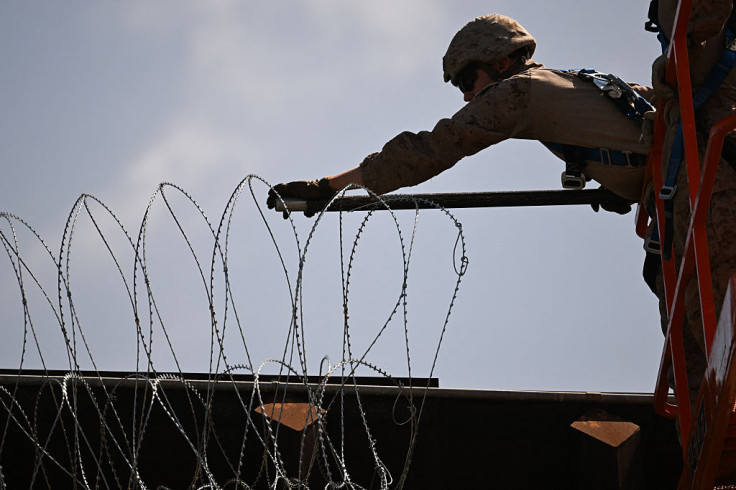 Concertina wire, southern border