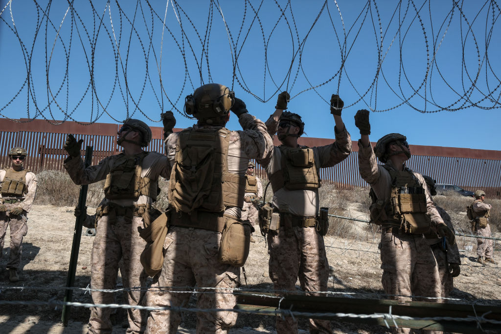 Marines Deployed by Trump Administration to Install Border Wire Gradually  Leave San Diego Area