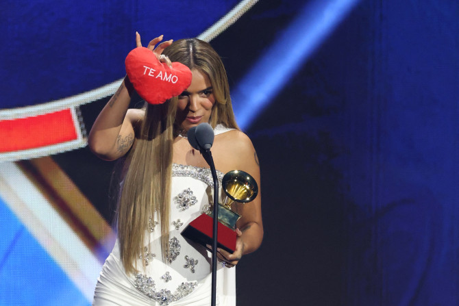 Karol G wins recording of the year Latin Grammys