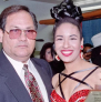Selena Quintanilla and her dad Abraham Quintanilla