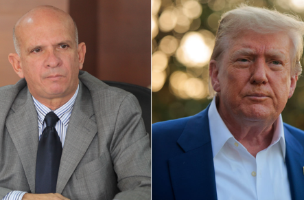 Hugo "El Pollo" Carvajal (Left) and Donald Trump (Right)