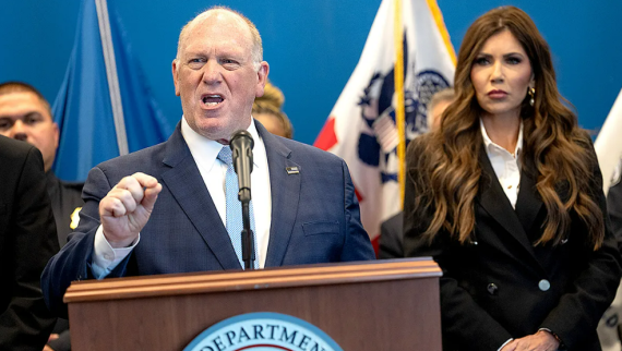 Tom Homan, Kristi Noem, United States