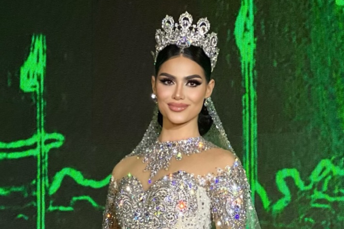 Anna Blanco Miss Venezuela crowned Miss Charm 2025