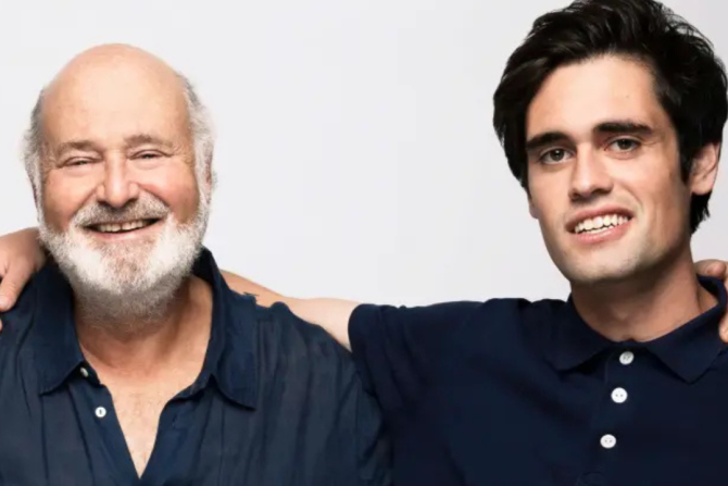 Rob Reiner and his son Nick Reiner, prime suspect in murder