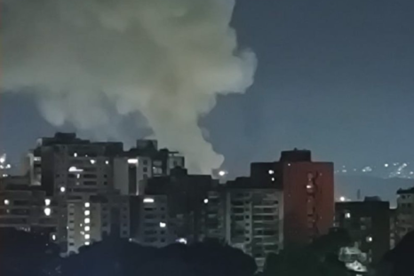 Explosions in Caracas Venezuela
