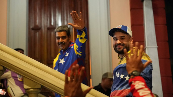 Nicolas Maduro son wanted in the USa burst in tears