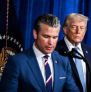 Pete Hegseth and Donald Trump