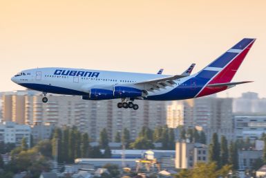 A long-haul Ilyushin IL-96-300 operated by Cuba’s state airline