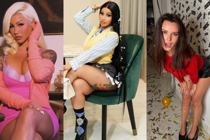 Only Fans most pirated creators Cardi, Bella, Amber Rose