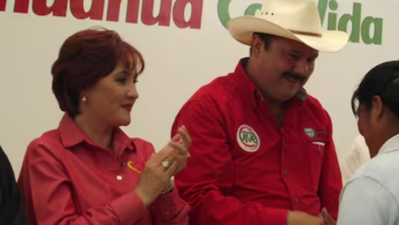 Bertha Olga Gómez Fong and César Duarte