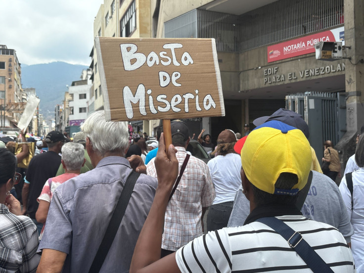 Venezuelan pensioners poverty